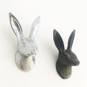 Silver Rabbit Wall Hook 3