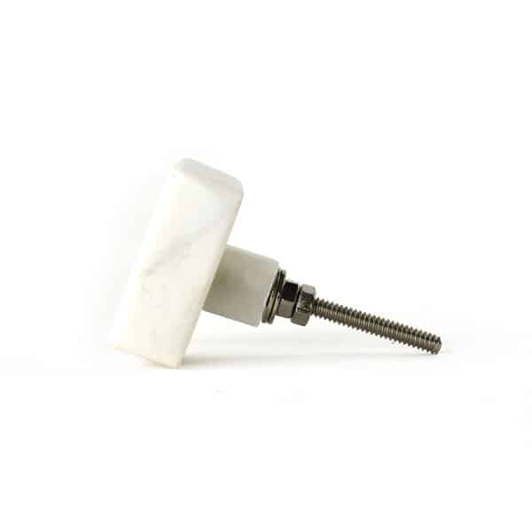 square white marble knob 7