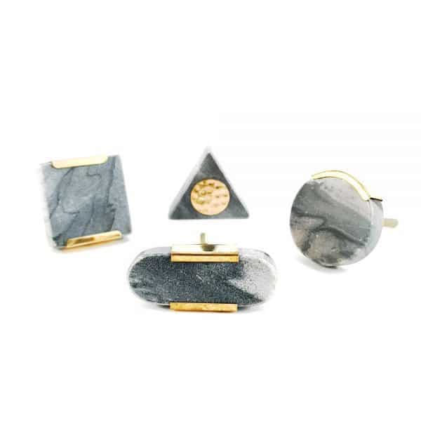 Grey marble with gold detail group 1