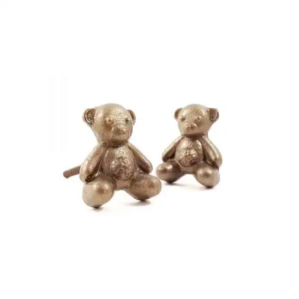 Gold iron teddy knob 1