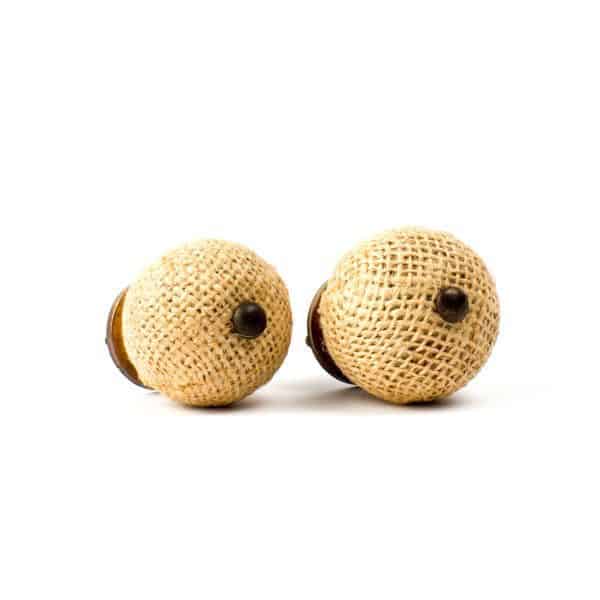 Large Button Jute Knob K 000108 3