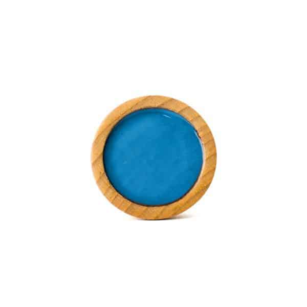 Sky Blue Acrylic and Wood Knob K000099 7