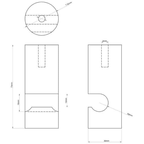 ceiling hook line drawing