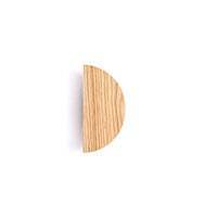 Ash wood halfmoon handle small 1