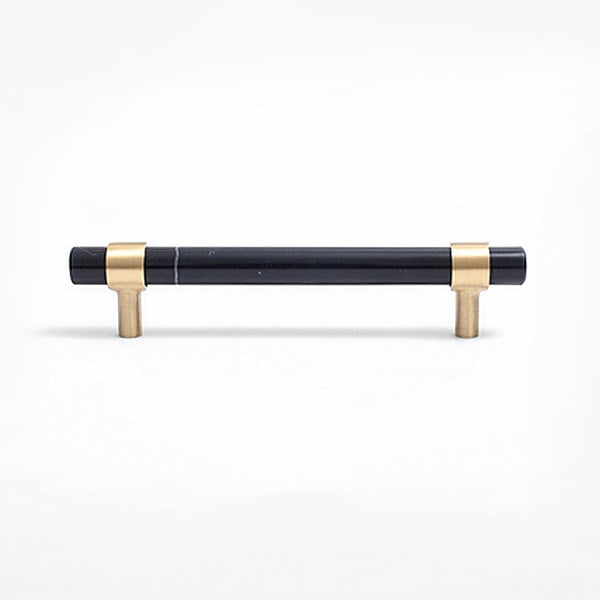 Black Marble Brass Pull Milan m