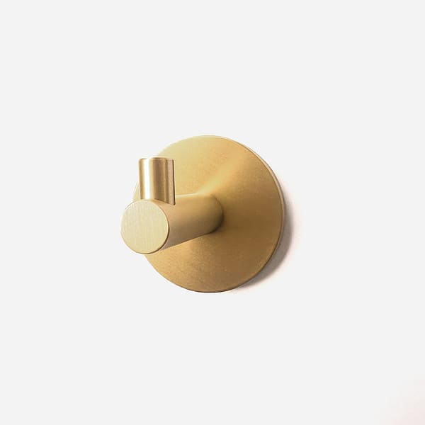 Izki Brushed Brass Wall Hook 2