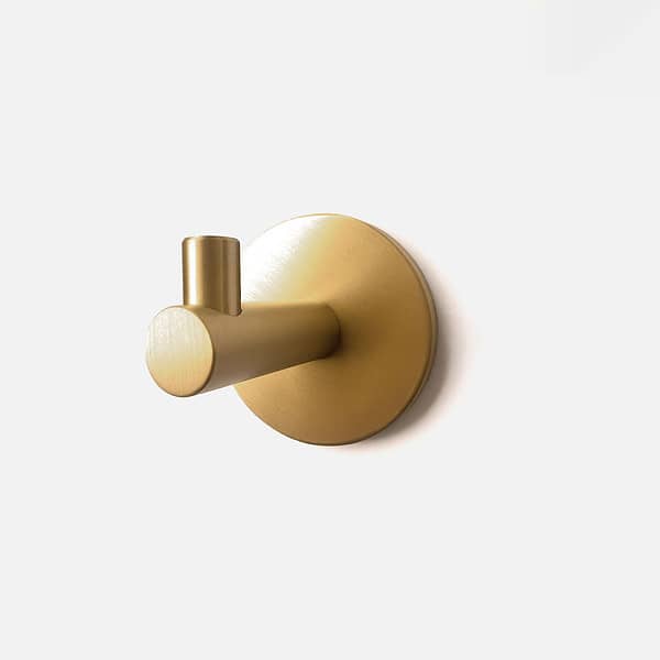 Izki Brushed Brass Wall Hook 4