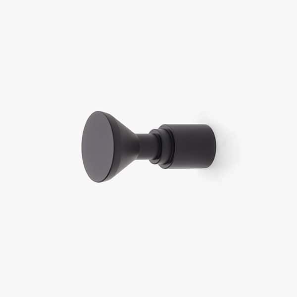 Lindos matte black wall hook 1