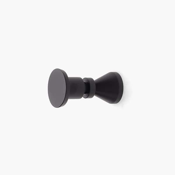 Zemun matte black wall hook 2