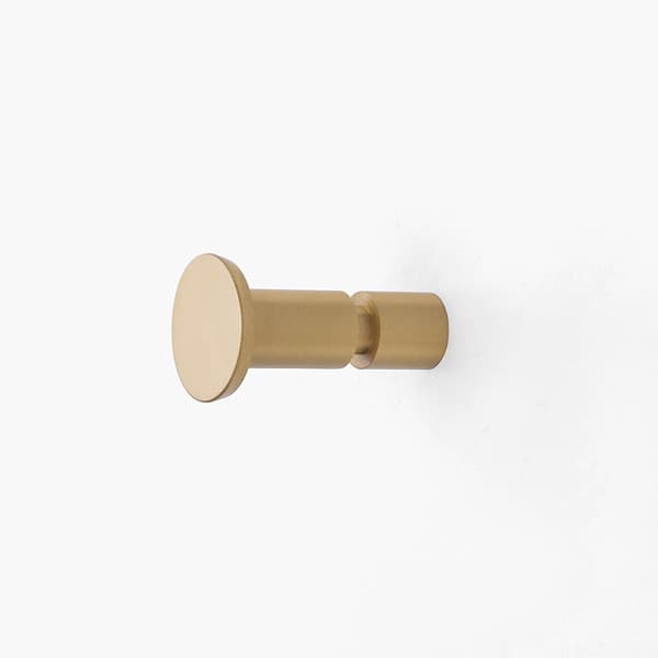 gimbi brushed brass wall hook 4