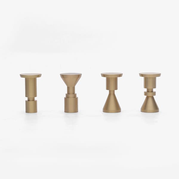 gimbi brushed brass wall hook 5