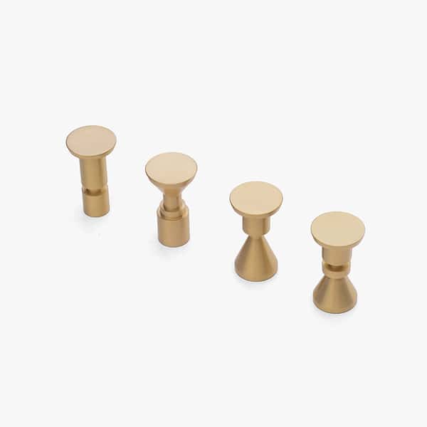 gimbi brushed brass wall hook 6