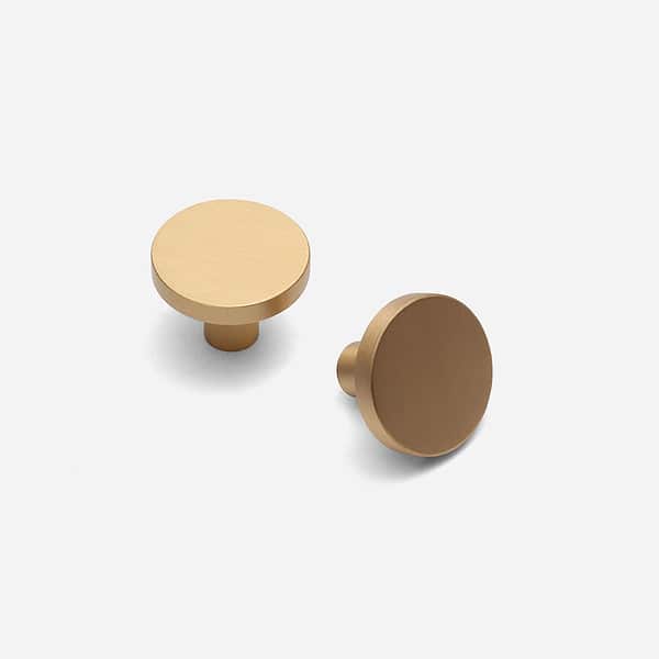 Brushed Brass Knob 4