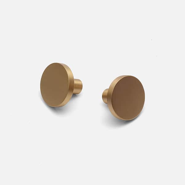 Brushed Brass Knob 5