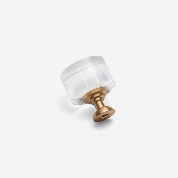 Large Acrylic Brass Knob 3