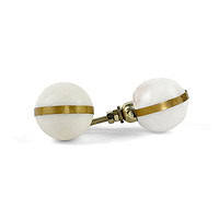white marble banded ball 11