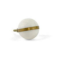 white marble banded ball 14