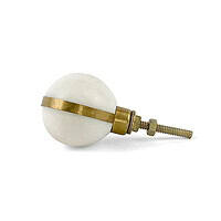 white marble banded ball 15